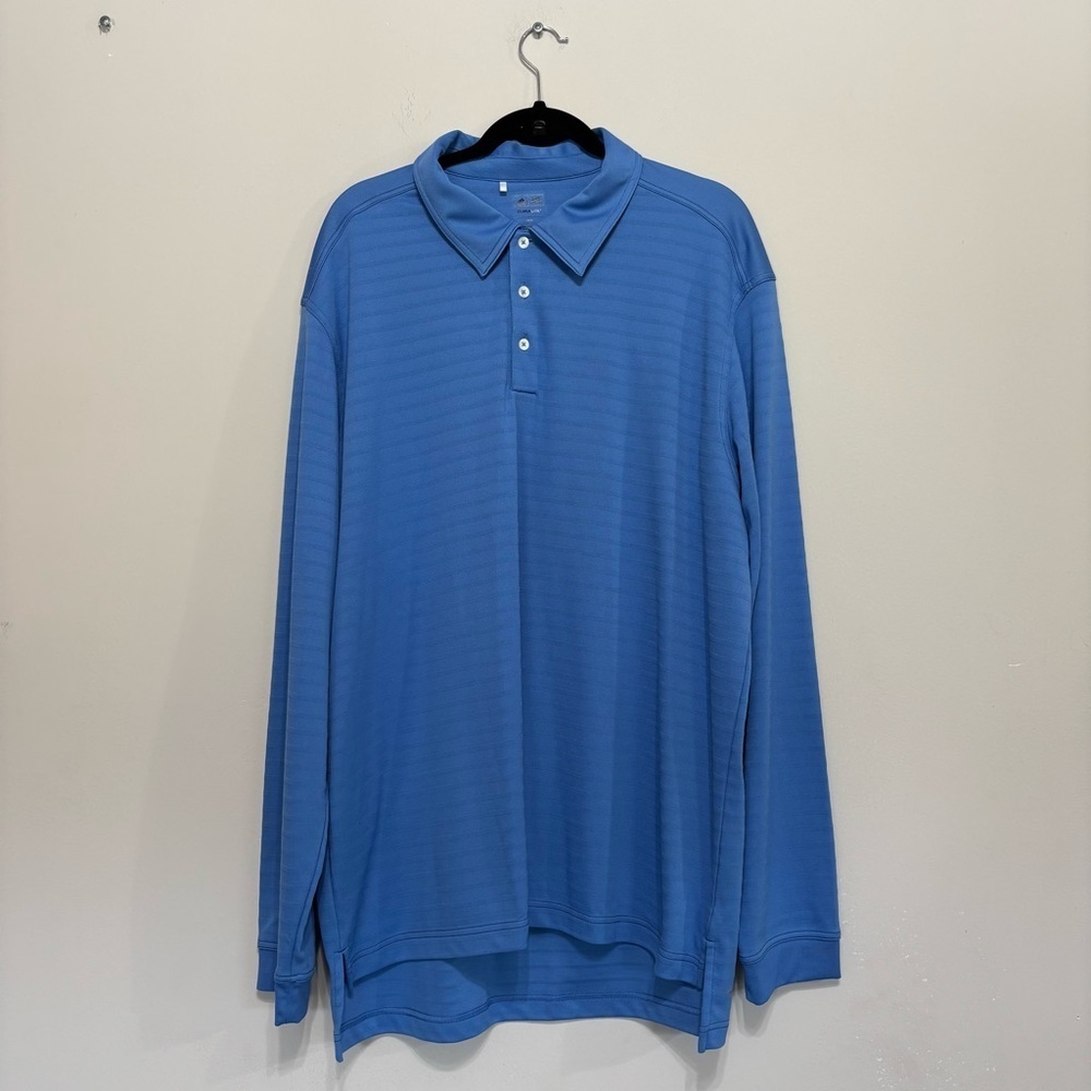 adidas Men's Sky Blue Polo Shirt